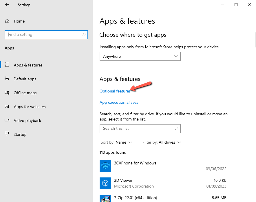 install active directory powershell module on widnows 10